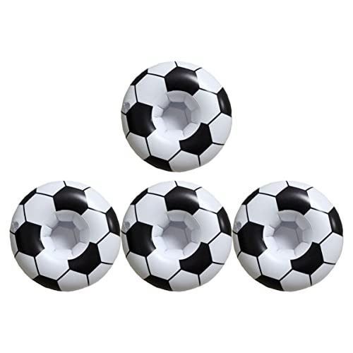 JUMPLAWN Aufblasbare Getränkehalter Kreative Untersetzer Im Fußball Design Für Strand Pool Und Garten Schwimmende Cup Für Drinks Und Snacks JUMPLAWN Aufblasbare Getränkehalter Kreative Untersetzer Im Fußball Design Für Strand Pool Und Garten Schwimmende Cup Für Drinks Und Snacks von JUMPLAWN