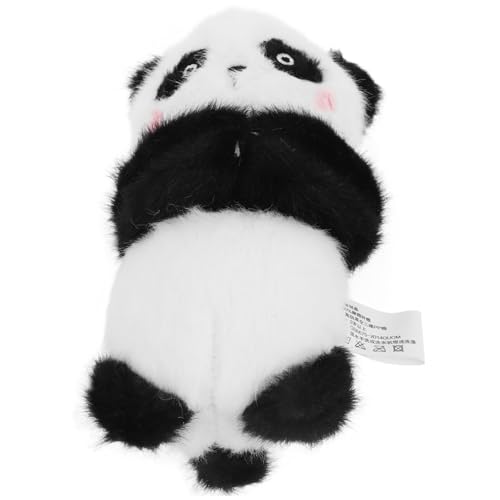 JUMPLAWN Auto-Puppen-Dekoration Kuscheltiere Für Mädchen Süßes Stofftier Zubehör Zum Dekorieren Von Autos Ausgestopfter Pandabär Plüschtiere Kleines Panda Stofftier Polyester von JUMPLAWN