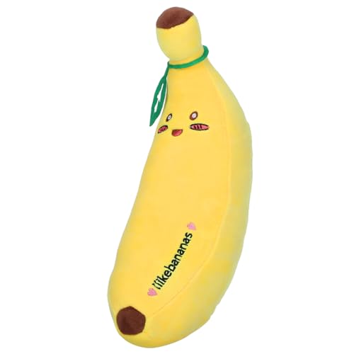 JUMPLAWN Bananen Plüschkissen Süßes Weiches Kissen aus Daunenbaumwolle Langlebig und Leicht zu Reinigen für Sofa Bett oder Kuscheltier für Erwachsene JUMPLAWN Bananen Plüschkissen Süßes Weiches Kissen aus Daunenbaumwolle Langlebig und Leicht zu Reinigen für Sofa Bett oder Kuscheltier für Erwachsene von JUMPLAWN
