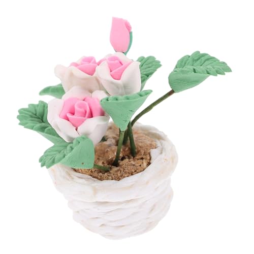 JUMPLAWN Bonsai Dekoration Realistischer mit Kunstblumen für Puppenhaus und Miniaturgärten Dekorationszubehör für Kreative Szenen JUMPLAWN Bonsai Dekoration Realistischer mit Kunstblumen für Puppenhaus und Miniaturgärten Dekorationszubehör für Kreative Szenen von JUMPLAWN