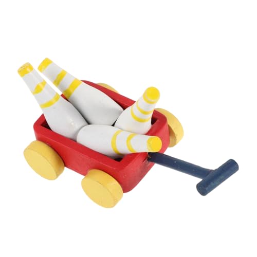 JUMPLAWN Bowling Set für Puppenhaus Holz Kegelspielzeug für Drinnen und Draußen Fördert Familienbindung und Kreative Fantasie Robust und Sicher JUMPLAWN Bowling Set für Puppenhaus Holz Kegelspielzeug für Drinnen und Draußen Fördert Familienbindung und Kreative Fantasie Robust und Sicher von JUMPLAWN