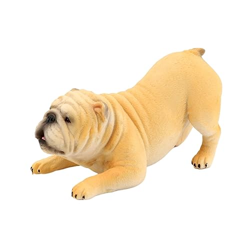 JUMPLAWN Bulldog-Modell Hund Desktop-Dekoration Bulldogge-Statue Simulationshundedekor Bulldoggenfigur Bulldogge-Ornament aus Kunststoff realistische Hunde Plastik JUMPLAWN Bulldog-Modell Hund Desktop-Dekoration Bulldogge-Statue Simulationshundedekor Bulldoggenfigur Bulldogge-Ornament aus Kunststoff realistische Hunde Plastik von JUMPLAWN