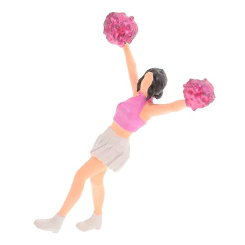 JUMPLAWN Cheerleading -Modell Kaninchenhandtücher Neugeborene Puppe Figur Puppe Trendige Leute Puppe Kinderspielzeug kleine Puppe Simulationspuppe Babymodell für das Training Harz von JUMPLAWN
