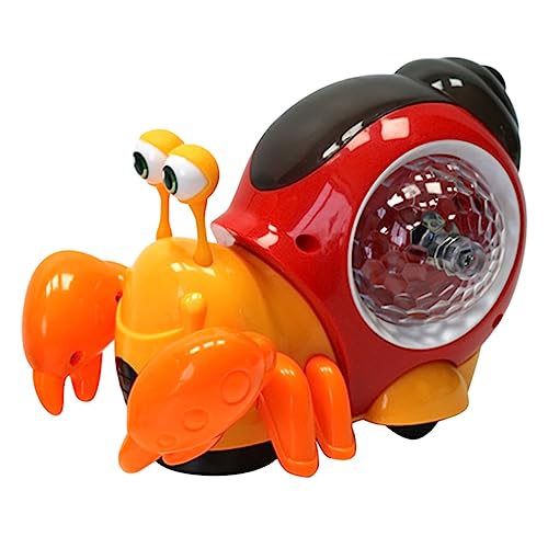 JUMPLAWN Crawling für Kleinkinder Interaktives Lernspielzeug mit Musik und LED Licht für Junge Mädchen Ab Monaten Fördert Bewegung und Muskelentwicklung Orangefarben von JUMPLAWN