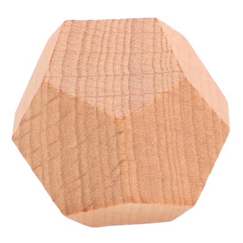 JUMPLAWN DIY Holzwürfel für Bastel und Lernaktivitäten Leere Holzwürfel für Mathematik Rollenspiele und Kreative Projekte für Familie und Freunde aus Langlebigem Holz Leicht von JUMPLAWN