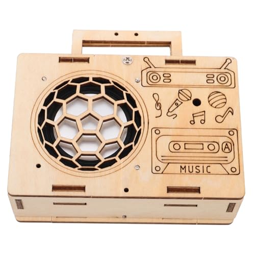 JUMPLAWN DIY Radiobausatz für Holzspielzeug für Lernen Sicheres Elektronikprojekt Hand Augen Koordination und Eltern Junge Mädchen Bindung ohne Batterie JUMPLAWN DIY Radiobausatz für Holzspielzeug für Lernen Sicheres Elektronikprojekt Hand Augen Koordination und Eltern Junge Mädchen Bindung ohne Batterie von JUMPLAWN