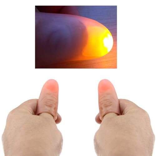 JUMPLAWN Daumenspitzenlicht Superhelle Fingerlampe für Zaubertricks Geeignet für Kindergeburtstage und Partys Leuchtende Finger Zufälligen Farben Bequem aus Weichem JUMPLAWN Daumenspitzenlicht Superhelle Fingerlampe für Zaubertricks Geeignet für Kindergeburtstage und Partys Leuchtende Finger Zufälligen Farben Bequem aus Weichem von JUMPLAWN