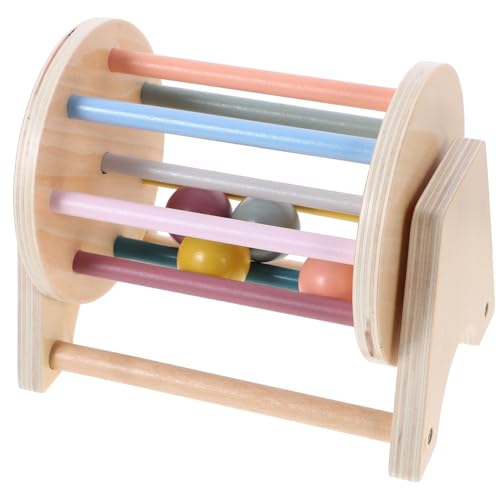 JUMPLAWN Desktop Textiltrommelspielzeug aus Holz Lernspielzeug zur Motorikentwicklung für Junge Mädchen Fördert Farberkennung und Hand Auge Koordination für Krabbelkinder JUMPLAWN Desktop Textiltrommelspielzeug aus Holz Lernspielzeug zur Motorikentwicklung für Junge Mädchen Fördert Farberkennung und Hand Auge Koordination für Krabbelkinder von JUMPLAWN