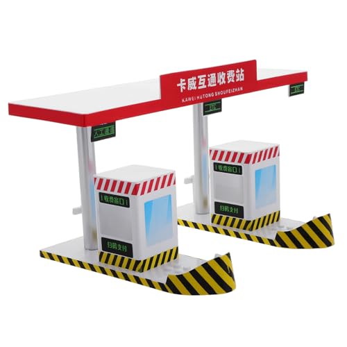 JUMPLAWN Detailliertes Highway Mautstation Spielset für Jungen mit Manuell Verstellbarer und Beweglichen Autos Realistisches Verkehrsmodell zur Spielerischen Entdeckung und JUMPLAWN Detailliertes Highway Mautstation Spielset für Jungen mit Manuell Verstellbarer und Beweglichen Autos Realistisches Verkehrsmodell zur Spielerischen Entdeckung und von JUMPLAWN