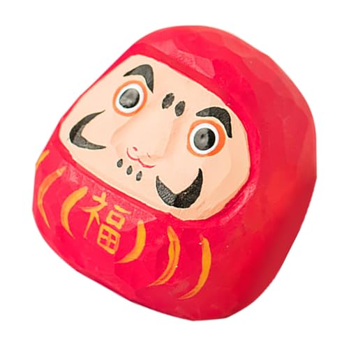 JUMPLAWN Dharma-Ei-verzierung -Puppen Japanische Puppen Japanische Statue Wunschpuppen Hölzern Rot JUMPLAWN Dharma-Ei-verzierung -Puppen Japanische Puppen Japanische Statue Wunschpuppen Hölzern Rot von JUMPLAWN