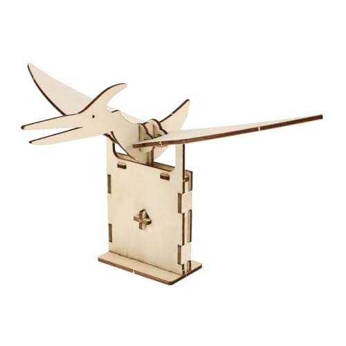 JUMPLAWN Dinosaurier-Spielzeug Für Kinder, Stammbausätze, Holz-3d-puzzle, Pädagogische Wissenschaft, Bauprojekte, Basteln, Geburtstagsgeschenk Für Jungen Und Mädchen, Khaki JUMPLAWN Dinosaurier-Spielzeug Für Kinder, Stammbausätze, Holz-3d-puzzle, Pädagogische Wissenschaft, Bauprojekte, Basteln, Geburtstagsgeschenk Für Jungen Und Mädchen, Khaki von JUMPLAWN