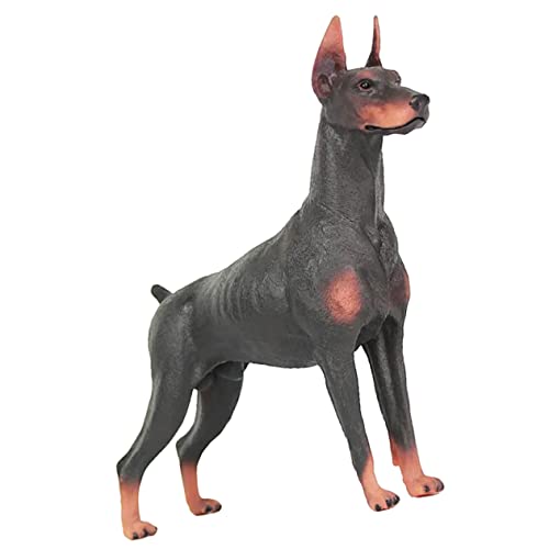 JUMPLAWN Dobermann Hundestatue Realistische Tierfigur Aus Dekoratives Für Sammler Braune Wildtier Dekoration Höhe JUMPLAWN Dobermann Hundestatue Realistische Tierfigur Aus Dekoratives Für Sammler Braune Wildtier Dekoration Höhe von JUMPLAWN