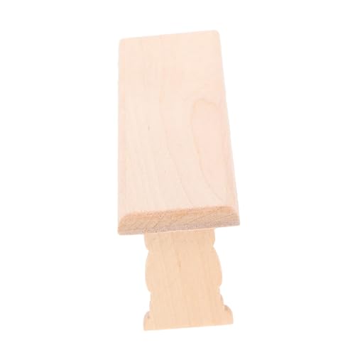 JUMPLAWN Dollhouse Miniature Wooden Storage Bench für Puppenhaus Dekoration aus Hochwertigem Holz für DIY Projekte und Miniaturmöbel Inspiriert Kreativität und Fantasie von JUMPLAWN