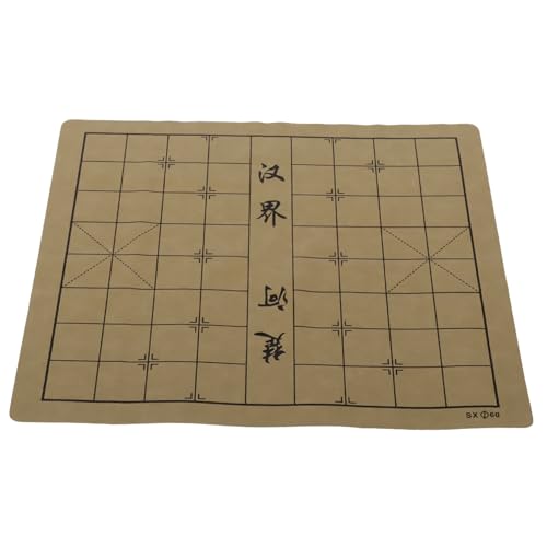 JUMPLAWN Faltbares Schachbrett-Set Chinesisches Spiel-Set Doppelseitiges Schachbrett Zufällige Farbe von JUMPLAWN