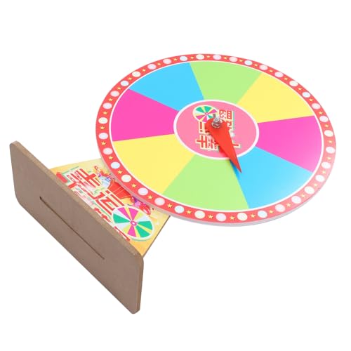 JUMPLAWN Drehbares Gewinnrad für Partys mit Fächern Partyzubehör für Spiele DIY Rotationsspiele und Interaktive Unterhaltung für Feierlichkeiten von JUMPLAWN