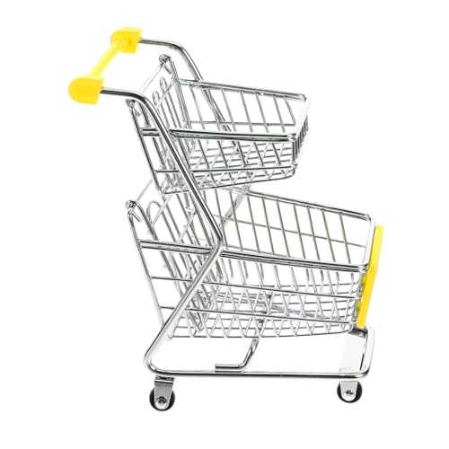 JUMPLAWN Einkaufswagen Einkaufskorb Puppenwagen Goodie Bag Artikel Für Einkaufswagen Für Mädchen Buggy Lebensmittelladen Für Babyspielzeug Geld Vortäuschen Gelbes Eisen JUMPLAWN Einkaufswagen Einkaufskorb Puppenwagen Goodie Bag Artikel Für Einkaufswagen Für Mädchen Buggy Lebensmittelladen Für Babyspielzeug Geld Vortäuschen Gelbes Eisen von JUMPLAWN