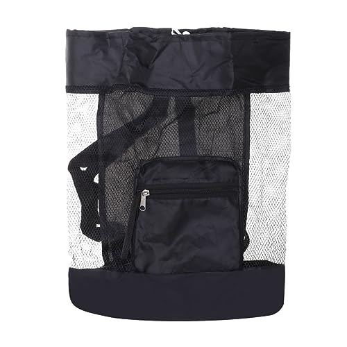 JUMPLAWN Netztasche Für Junge Mädchen Faltbare Strandtasche Aufbewahrungstasche Für Sandspielzeug Muscheltasche Baggerwerkzeugtasche Zum Schwimmen Und Outdoor-Sport Schwarz JUMPLAWN Netztasche Für Junge Mädchen Faltbare Strandtasche Aufbewahrungstasche Für Sandspielzeug Muscheltasche Baggerwerkzeugtasche Zum Schwimmen Und Outdoor-Sport Schwarz von JUMPLAWN