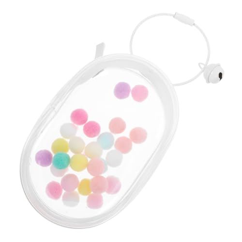 JUMPLAWN Figuren-Display-Tasche, Durchsichtige Kleine Puppen-Aufbewahrungstasche, PVC-mini-Puppen-aufbewahrungskoffer, Display-Tasche, Schlüsselanhänger, Figuren-Tragetasche Mit von JUMPLAWN