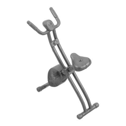 JUMPLAWN Fitnessgeräte Modell Puppenhaus Fitnessgeräte Modell Mini Fitnessgeräte DIY Miniatur Mini Langhantel Miniatur Fitnessstudio Zubehör Miniatur Fitnessstudio Puppe von JUMPLAWN