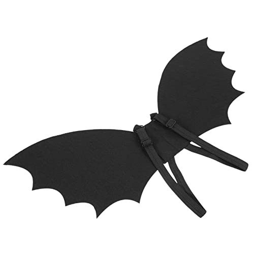 JUMPLAWN Fledermausflügelspielzeug Halloween-flügel Schwarze Fledermausflügel Für Erwachsene Party Fledermausflügel Kostüm Für Erwachsene Halloween -kostüm Junge Black Eva von JUMPLAWN