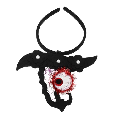 JUMPLAWN Halloween Hexenhut Haarreif mit Augenball Design Auffälliges Party Haarband für Damen Einzigartiges Kopfschmuck Halloween Deko Vielseitig für Kostümfeste und Themenpartys JUMPLAWN Halloween Hexenhut Haarreif mit Augenball Design Auffälliges Party Haarband für Damen Einzigartiges Kopfschmuck Halloween Deko Vielseitig für Kostümfeste und Themenpartys von JUMPLAWN
