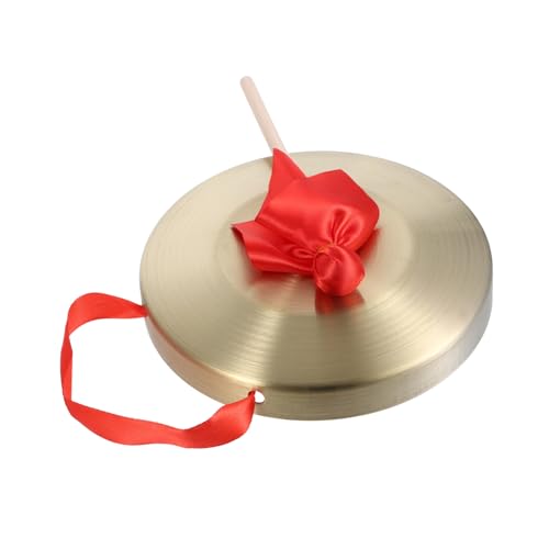 JUMPLAWN Handgong aus Kupfer für Musikinstrument für Feste und Partys Robustes Design Leicht zu Lagern für Kindergartenaufführungen JUMPLAWN Handgong aus Kupfer für Musikinstrument für Feste und Partys Robustes Design Leicht zu Lagern für Kindergartenaufführungen von JUMPLAWN