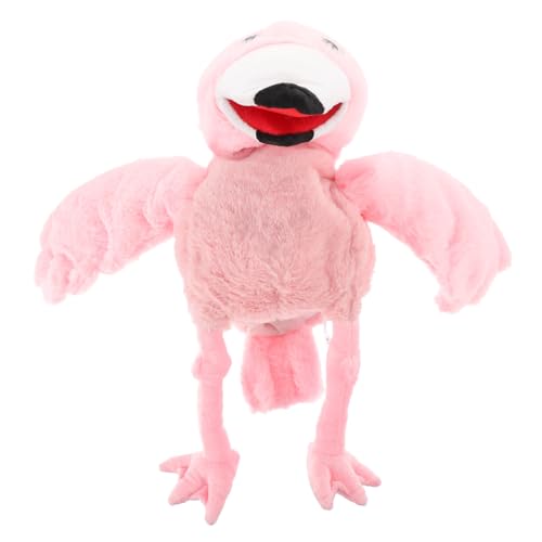 JUMPLAWN Handpuppe Flamingo aus Plüsch Interaktive Vogel Handpuppe für Geschichtenerzählen und Rollenspiele für Erwachsene Waschbar und Kuschelig für Kreative JUMPLAWN Handpuppe Flamingo aus Plüsch Interaktive Vogel Handpuppe für Geschichtenerzählen und Rollenspiele für Erwachsene Waschbar und Kuschelig für Kreative von JUMPLAWN