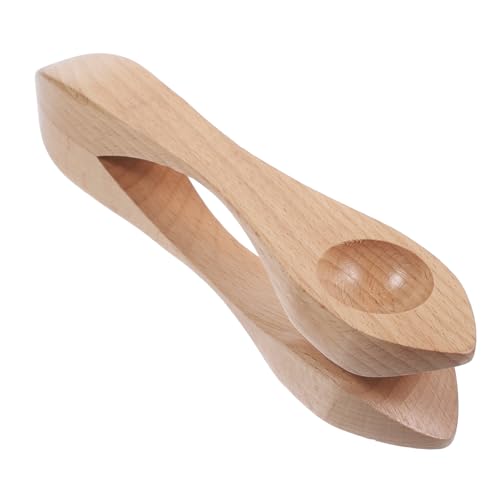 JUMPLAWN Hölzerner Musikalischer Löffel Junge Mädchen Percussion Instrument Rhythmusgefühl und Musikalität aus Hochwertigem Holz für Kindergarten und Vorschulunterricht JUMPLAWN Hölzerner Musikalischer Löffel Junge Mädchen Percussion Instrument Rhythmusgefühl und Musikalität aus Hochwertigem Holz für Kindergarten und Vorschulunterricht von JUMPLAWN