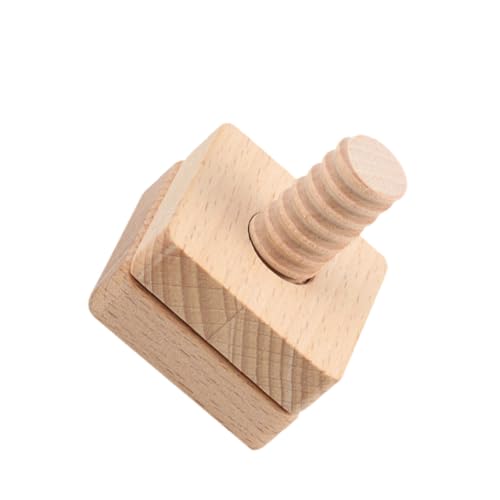 JUMPLAWN Holz Schraubspielzeug DIY Pädagogisches Montage mit Schrauben und Muttern Fördert Hand Auge koordination Kognitive Entwicklung und Formenlernen Sicher und Glatt für Kleinkinder von JUMPLAWN