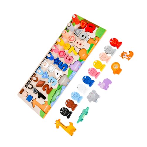 JUMPLAWN Holz Tier Puzzle Lernspielzeug Für Formen Matching Und Frühkindliche Entwicklung Ideales Für Kleinkinder Motorische Fähigkeiten Und Kreativität Fördern JUMPLAWN Holz Tier Puzzle Lernspielzeug Für Formen Matching Und Frühkindliche Entwicklung Ideales Für Kleinkinder Motorische Fähigkeiten Und Kreativität Fördern von JUMPLAWN