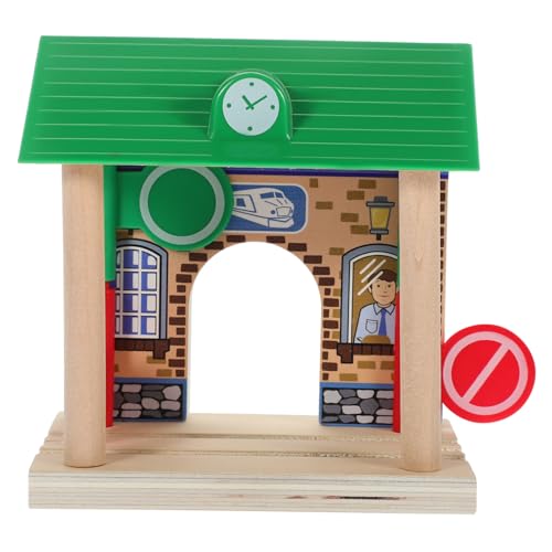 JUMPLAWN Holzeisenbahn Zubehör für DIY aus Holz Sicheres Lernspielzeug für Kreative Bahnhofsmodelle Langlebig und Praktisch für Junge und Jungen JUMPLAWN Holzeisenbahn Zubehör für DIY aus Holz Sicheres Lernspielzeug für Kreative Bahnhofsmodelle Langlebig und Praktisch für Junge und Jungen von JUMPLAWN