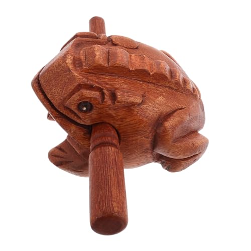 JUMPLAWN Holzfrosch Musikinstrument Handgefertigtes Klangspielzeug aus Holz für Lustige Musik und Lernhilfe Dekoration für Zuhause und Büro Pädagogisches für Kreative JUMPLAWN Holzfrosch Musikinstrument Handgefertigtes Klangspielzeug aus Holz für Lustige Musik und Lernhilfe Dekoration für Zuhause und Büro Pädagogisches für Kreative von JUMPLAWN