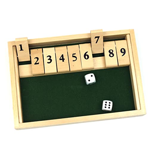 JUMPLAWN Holzspielzeug Trinkspiel für Personen Digitales Klappbrett Lernspiel für Ktv Bar Spaß Party Zubehör Fördert Mathe Hand Auge Koordination für Familien und Freunde von JUMPLAWN