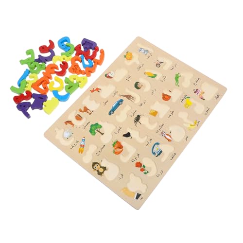 JUMPLAWN Interaktives Arabisches Alphabet-Puzzle: Brett Für Kleinkinder, Montessori-lernspielzeug, Fördert Multikulturelles Bewusstsein Für Zuhause Und Unterwegs JUMPLAWN Interaktives Arabisches Alphabet-Puzzle: Brett Für Kleinkinder, Montessori-lernspielzeug, Fördert Multikulturelles Bewusstsein Für Zuhause Und Unterwegs von JUMPLAWN