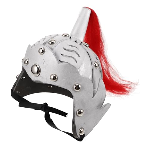 JUMPLAWN Kinderhelm Kostümhelm Kopfbedeckungen Maskenkleidung Stirnband Perücke Erwachsener Hut Halloween-Perücke Kostüm Hüte Ritterkostüm für Erwachsene Armee-Kostümhut Plastik Silver JUMPLAWN Kinderhelm Kostümhelm Kopfbedeckungen Maskenkleidung Stirnband Perücke Erwachsener Hut Halloween-Perücke Kostüm Hüte Ritterkostüm für Erwachsene Armee-Kostümhut Plastik Silver von JUMPLAWN