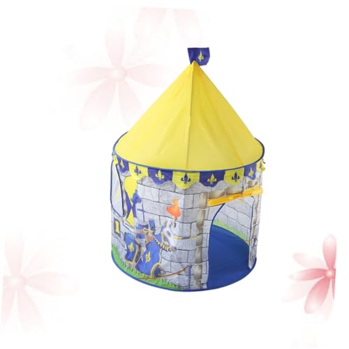 JUMPLAWN Kinderzelt Spielzelt aus Wasserabweisendem Material Einfach Aufzubauen Geräumig für Kinderzimmer und Garten Kreatives Spielhaus für Mädchen und Jungen Leicht zu Reinigen Gelb JUMPLAWN Kinderzelt Spielzelt aus Wasserabweisendem Material Einfach Aufzubauen Geräumig für Kinderzimmer und Garten Kreatives Spielhaus für Mädchen und Jungen Leicht zu Reinigen Gelb von JUMPLAWN