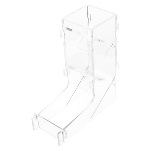 JUMPLAWN Klarer Würfelturm aus Acryl Tragbarer und Faltbarer Würfelturm für Brettspiele für Faire Würfelwürfe und Spannende Spielerlebnisse JUMPLAWN Klarer Würfelturm aus Acryl Tragbarer und Faltbarer Würfelturm für Brettspiele für Faire Würfelwürfe und Spannende Spielerlebnisse von JUMPLAWN