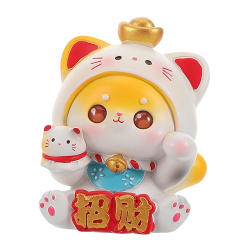 JUMPLAWN Kreative Auto Innenraum Deko Niedliche Mini Figuren Armaturenbrett Ornamente Süße Auto Dekorationen Geschenkidee von JUMPLAWN