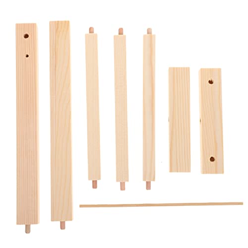 JUMPLAWN Kreativer Puppenkleiderhalter Aus Holz Praktischer Kleiderständer Für Puppenbekleidung Idealer Organizer Für Puppenzubehör JUMPLAWN Kreativer Puppenkleiderhalter Aus Holz Praktischer Kleiderständer Für Puppenbekleidung Idealer Organizer Für Puppenzubehör von JUMPLAWN