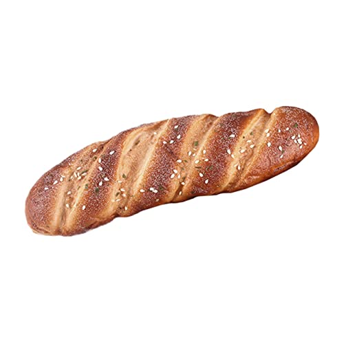 JUMPLAWN Simuliertes Pu Brot Dekorationsmodell Für Fotografie Und Heimdekoration Französisches Brot Als Requisite Für Bäckerei-displays Und Kinderlernmodelle von JUMPLAWN