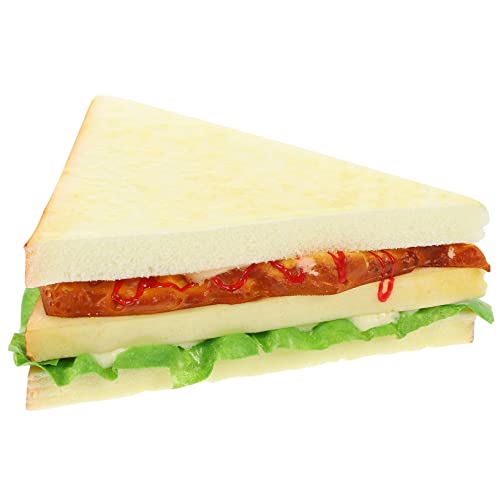 JUMPLAWN Künstliches Sandwich Modell Simulationsbrot für Fotografie und Dekoration aus PU Material Realistisches Design Lehrmittel für Langlebig und Vielseitig Einsetzbar JUMPLAWN Künstliches Sandwich Modell Simulationsbrot für Fotografie und Dekoration aus PU Material Realistisches Design Lehrmittel für Langlebig und Vielseitig Einsetzbar von JUMPLAWN