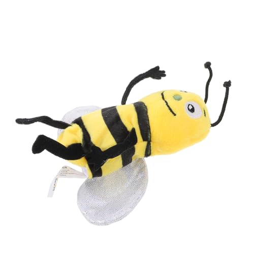 JUMPLAWN Kuschelige Bienen Handpuppe aus Plüsch Lernspielzeug für Kleinkinder Interaktives Puppenspielzeug für Puppentheater und Kreative Spiele Sicher und Bequem JUMPLAWN Kuschelige Bienen Handpuppe aus Plüsch Lernspielzeug für Kleinkinder Interaktives Puppenspielzeug für Puppentheater und Kreative Spiele Sicher und Bequem von JUMPLAWN