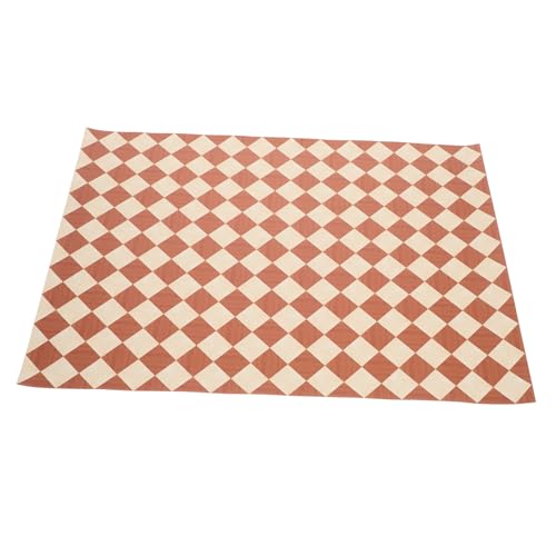JUMPLAWN Laken Puppenhaus Bodenteppich Miniatur Tapete Puppenhaus Foto Requisiten Puppenhaus Möbel Puppenhaus Tapete Bausteine ​​Häuser Auto Fußmatten Tiere Puppen Chaiselongue Kit Pu von JUMPLAWN