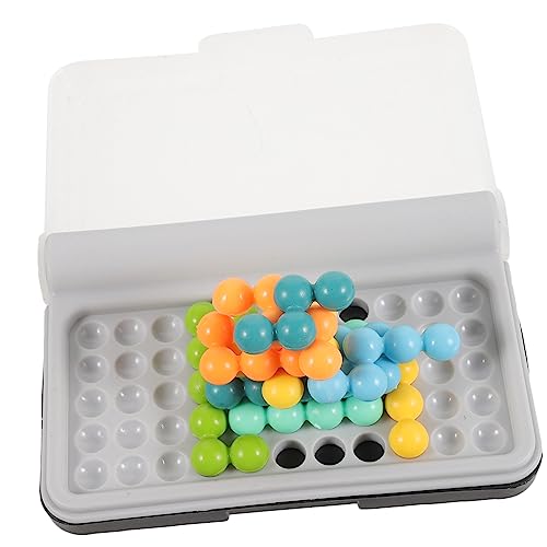 JUMPLAWN Logisches Denkspielzeug für Bunte Perlen Kreatives Lernspiel Fördert Teamwork Tragbar Sicher und Robust für Drinnen und Draußen von JUMPLAWN