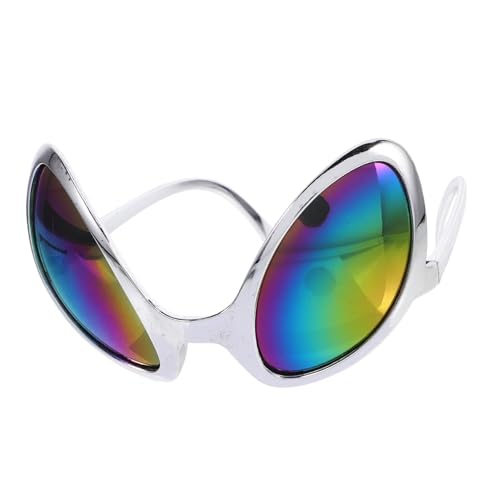 JUMPLAWN Lustige Alien Brille Neon Grüne Für Kostümpartys Requisiten Und Alien Cosplay Als Party Accessoire Für Halloween Und Veranstaltungen von JUMPLAWN