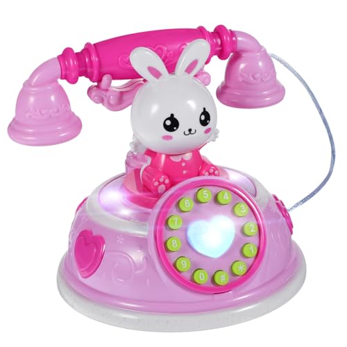 JUMPLAWN Lustiges Rollenspielspielzeug für Cartoon Telefon Kunststoff Fördert Soziale Fähigkeiten und Eltern Junge Mädchen Beziehungen kein Erforderlich von JUMPLAWN