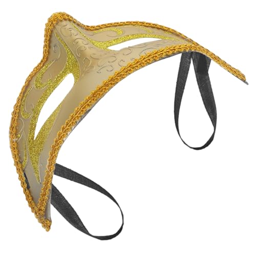 JUMPLAWN Maskerade Maske Strass Maskerade Augenmaske Dekorieren Requisiten Masken Riddler Maskerade Blaue Kopfbedeckung Grüne Maskerade Weiße Maskerade Kopfbedeckung Gesicht Halloween von JUMPLAWN