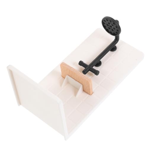 JUMPLAWN Maßstab Realistische Mini Duschraum Dekoration für Puppenmöbel und Mini Haus Zubehör von JUMPLAWN