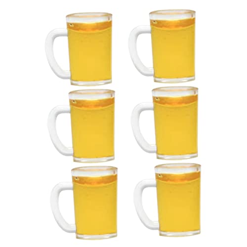 JUMPLAWN 6stücke Miniatur Bierkrüge Für Teiliges Dekorative Puppenhaus Accessoires Realistische Mini-Becher Für Desktop-Dekoration Und Fotorequisiten Für Miniatur Landschaften JUMPLAWN 6stücke Miniatur Bierkrüge Für Teiliges Dekorative Puppenhaus Accessoires Realistische Mini-Becher Für Desktop-Dekoration Und Fotorequisiten Für Miniatur Landschaften von JUMPLAWN
