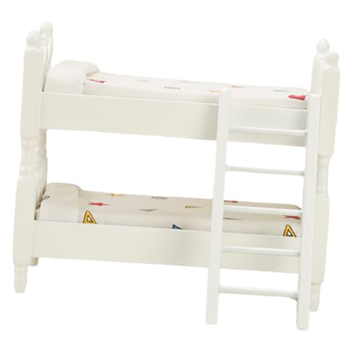 JUMPLAWN Mini Bunk Bed für Puppenhaus Schlafzimmermöbel für Miniaturpuppen Leicht und Platzsparend Vielseitig Einsetzbar Hochwertige Verarbeitung JUMPLAWN Mini Bunk Bed für Puppenhaus Schlafzimmermöbel für Miniaturpuppen Leicht und Platzsparend Vielseitig Einsetzbar Hochwertige Verarbeitung von JUMPLAWN